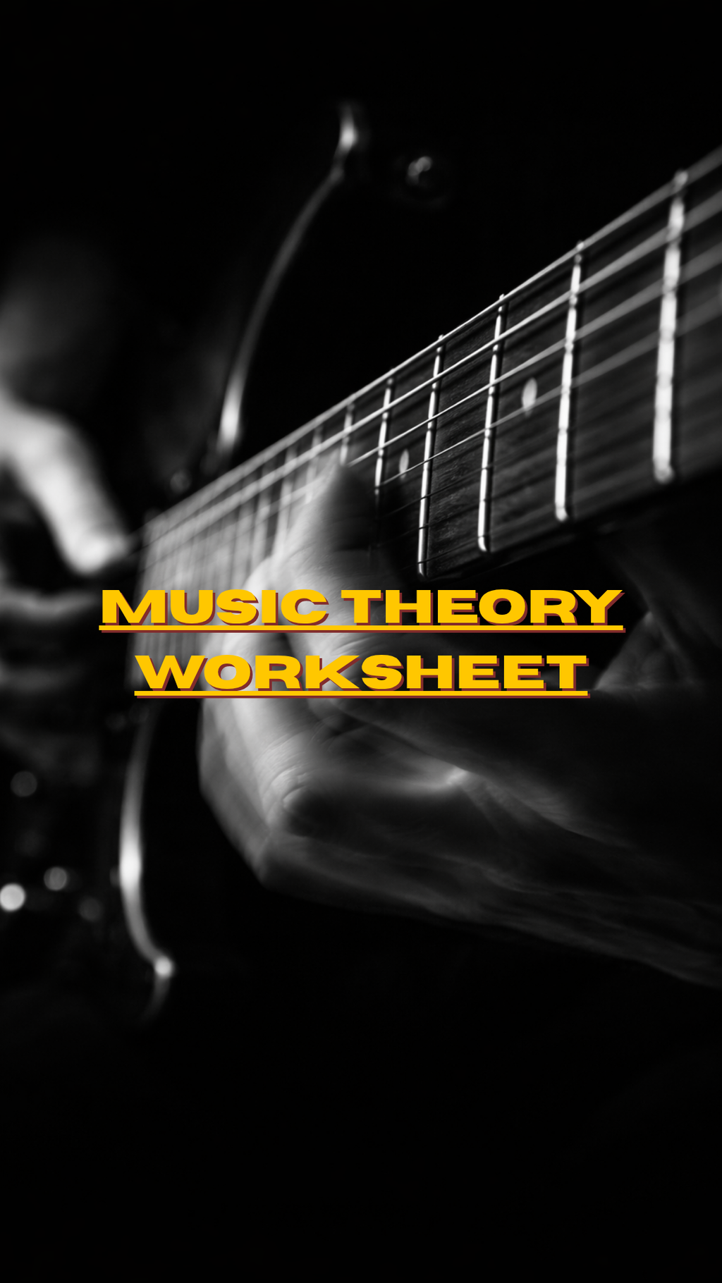 Comprehensive Music Theory Worksheet – Mastering Notes, Chords & Chord Tones Across All Keys